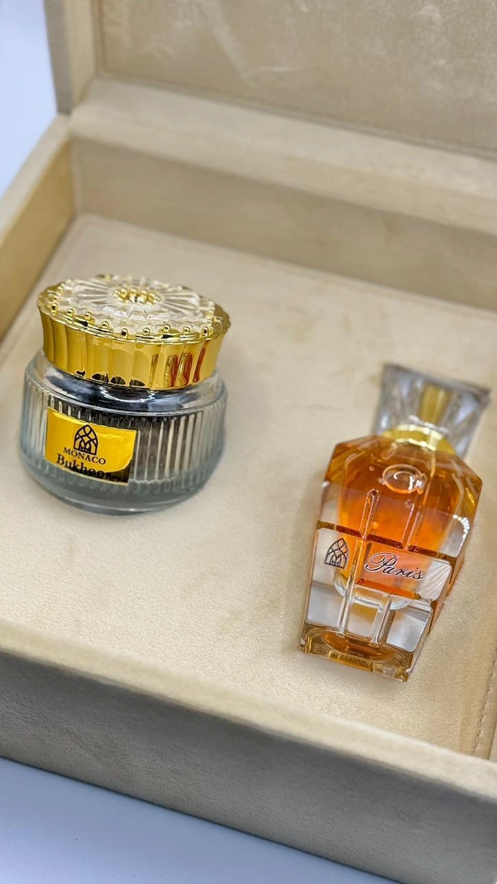 Luxurious velvet gift box of your choice with 50ml perfume and incense