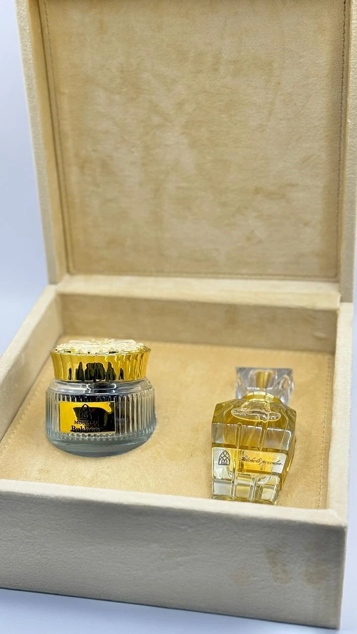 Luxurious velvet gift box of your choice with 50ml perfume and incense